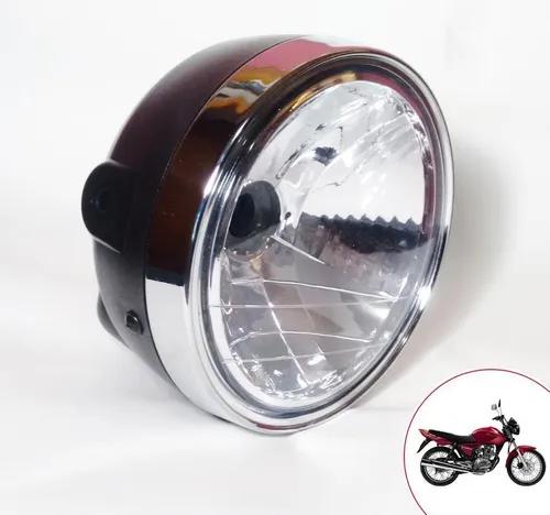 Farol Cg 150 Titan Fan 2004 2005 2006 2007 2008 Aro Cromado