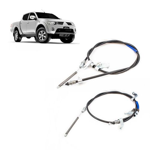 Kit Cabo Freio De Mão L200 Triton 2007 a 2018 2 Pçs