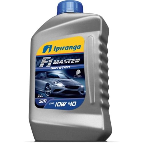 Óleo de Motor 10W40 F1 Master SM Sintético Ipiranga