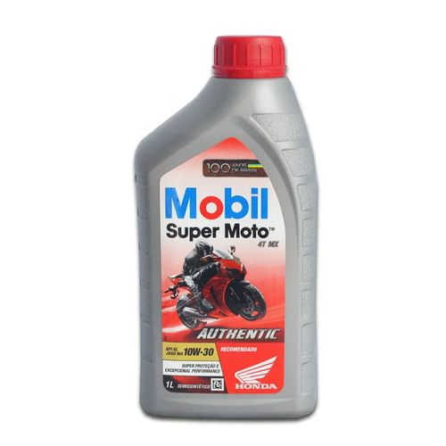 Óleo de Motor para Motocicleta SAE 10W30 Mobil Super Moto Semissintético