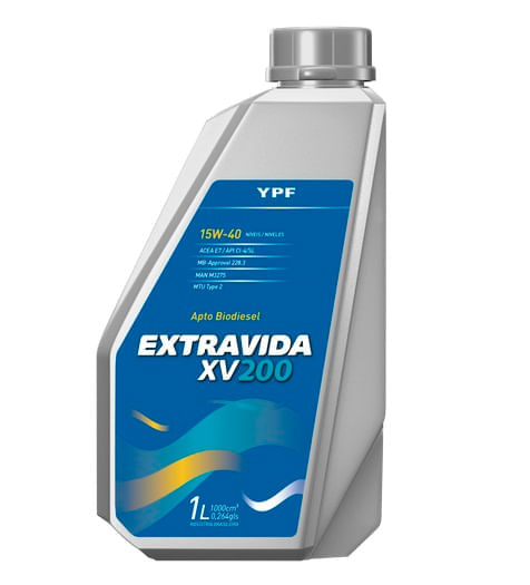 Óleo de Motor Diesel Extravida XV200 15W40 Semi Sintético Elaion YPF 914896