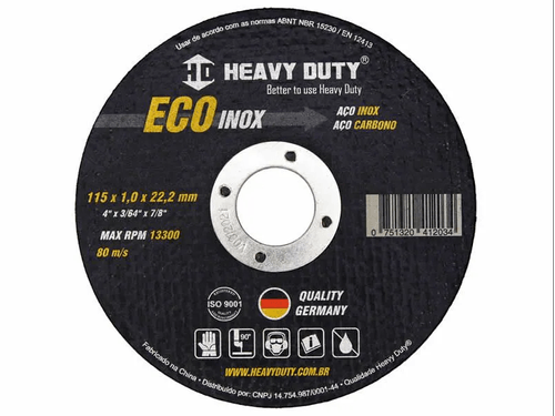 Disco de Corte Ecoinox 115X1,0X22,2