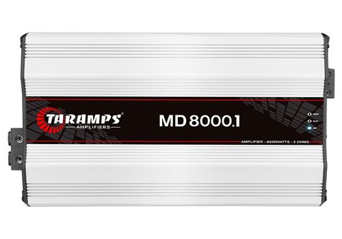 Módulo Amplificador Taramps MD 8000.1 2 OHMS Classe D (1 Canal 8.000 Watts RMS)