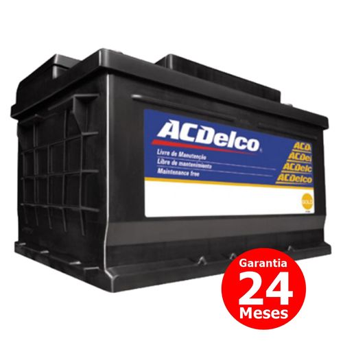 Bateria AcDelco 60 Amperes Sistema Start Stop Lado Positivo Direito 24 Meses de Garantia
