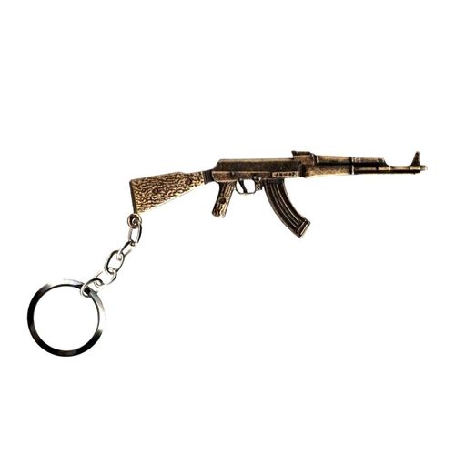 Chaveiro AK 47 Ouro Velho