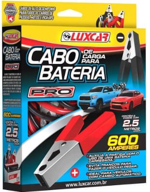 Cabo de transferência de carga 600 AMP (Chupeta) Luxcar 1520