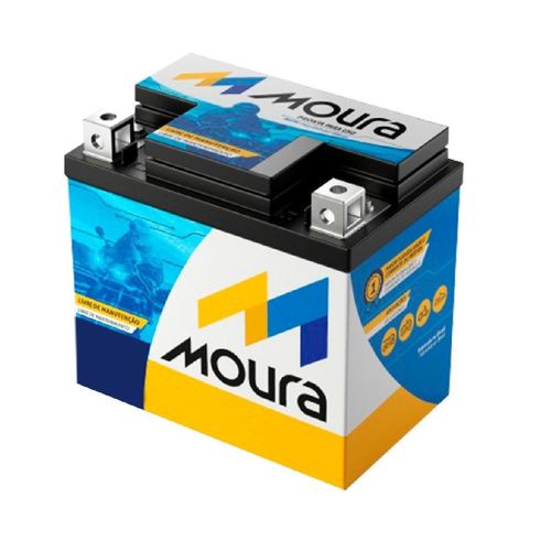 Bateria AGM Moto Moura 12V 6Ah MA6-D MAX SED MOTARD 200 STX SUZUKI DR125 SE SES DR200S DR200SE