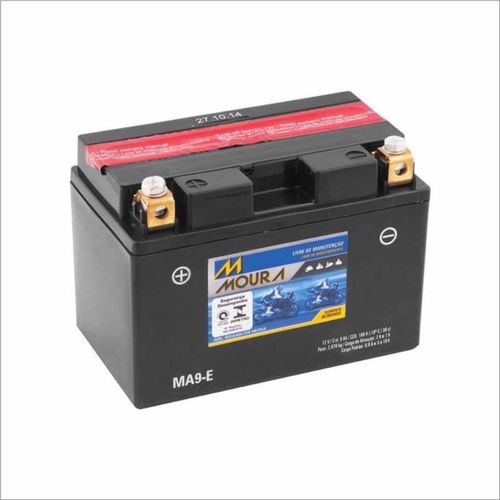 Bateria AGM Moto Moura 12V 9Ah MA9-E XVS 95CC COPYCAT 95CT STAR 950