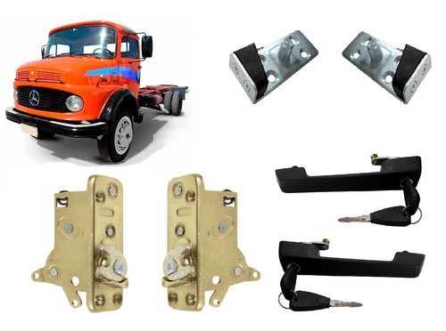 Kit Fechadura Porta + Batente + Maçaneta Mb 1113