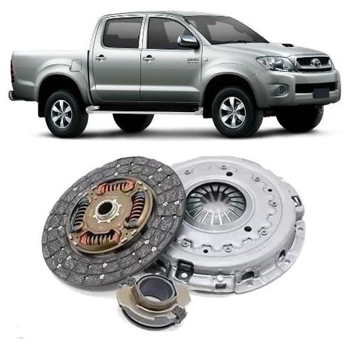 Kit Embreagem Toyota Hilux 2.5 3.0 2005 A 2015 S Rolamento